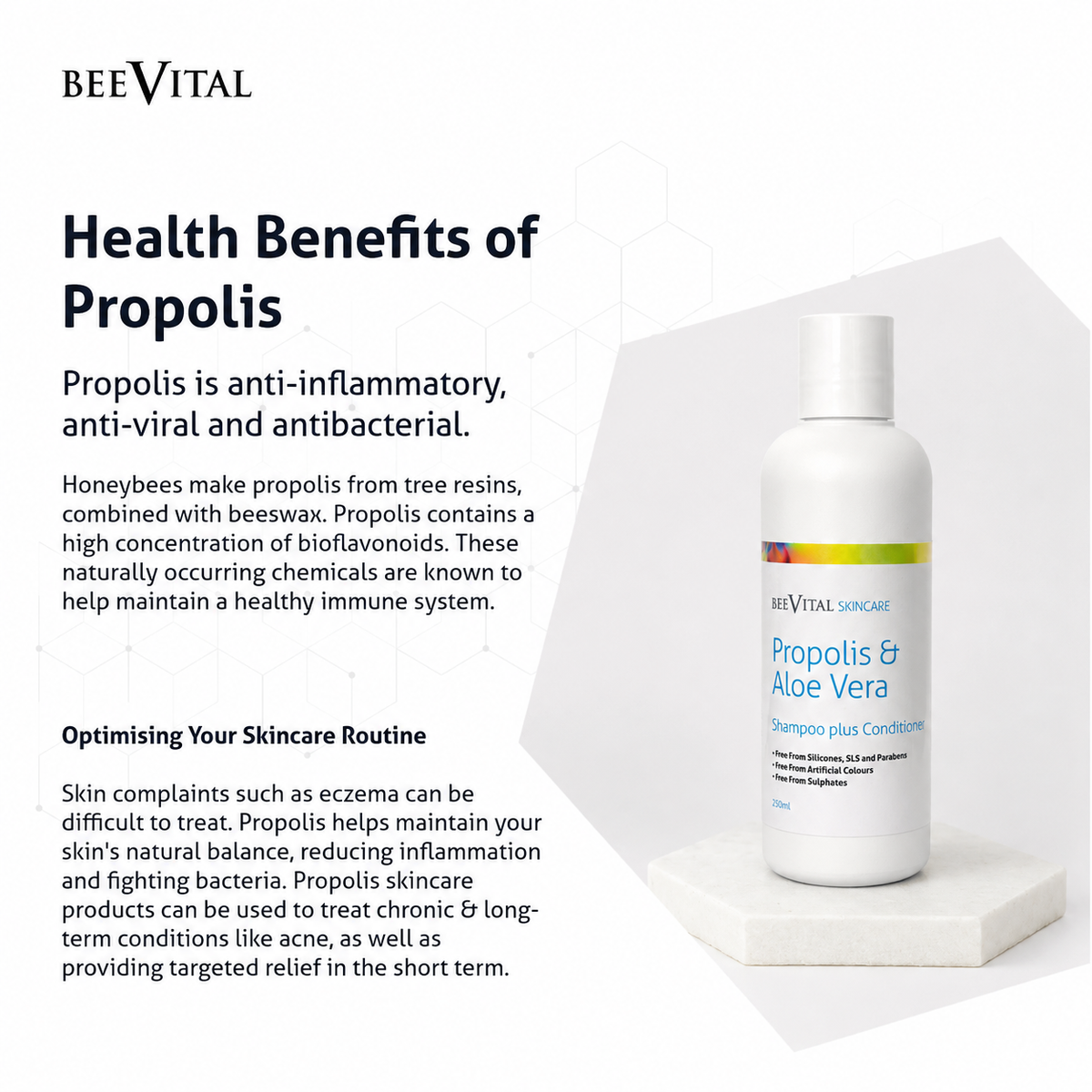 Propolis & Aloe Vera Shampoo Plus Conditioner